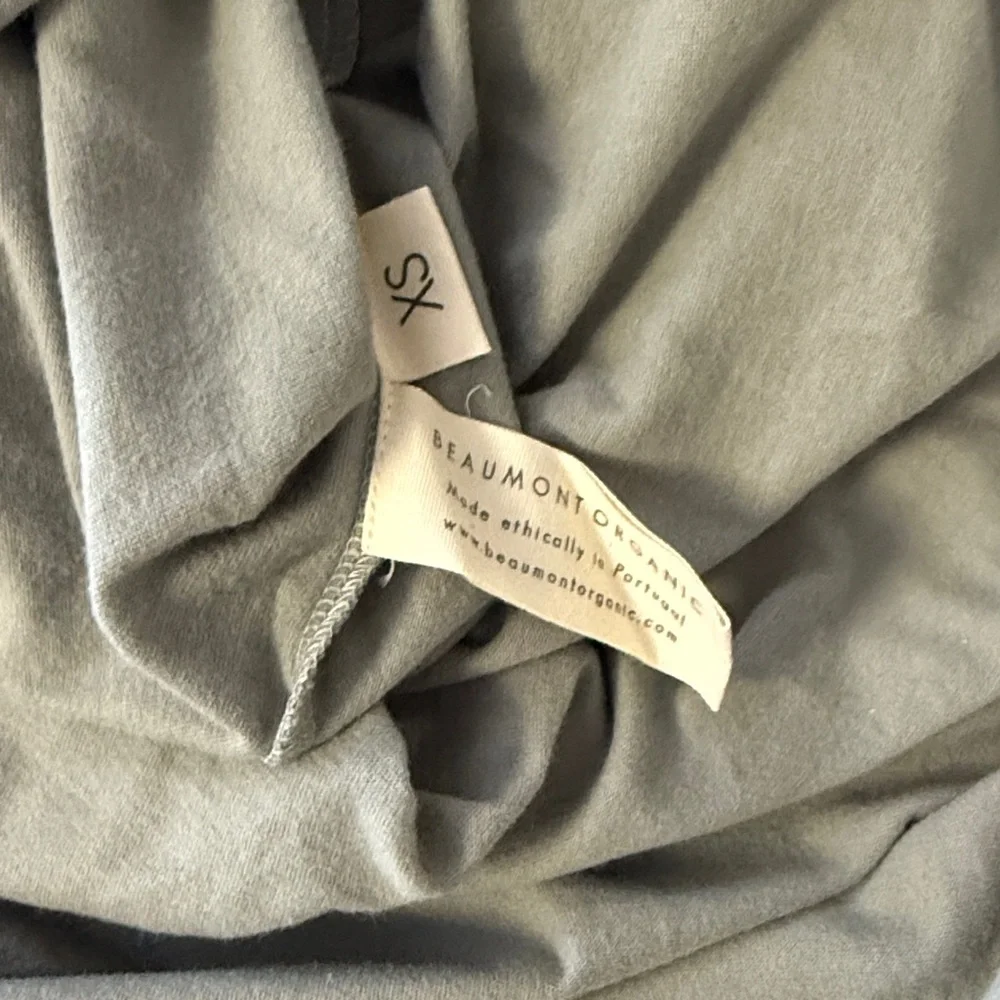 Beaumont Organic Maeve Organic Cotton Dress in Soft Sage - Picture 10 of 12